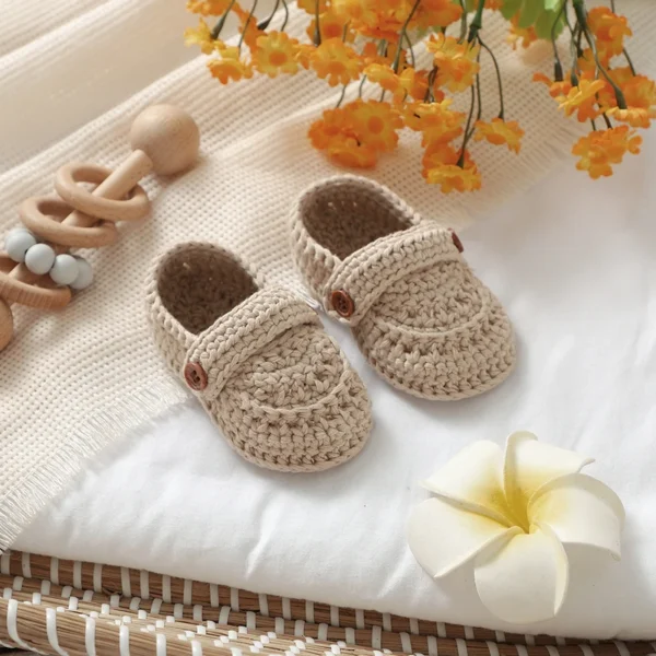 Baby Shoes Cotton Knit Newborn Girls Boy Footwear 0-18M Fashion Solid Shallow Infant Children Clothing Accessories Bedding Boots - Image 3