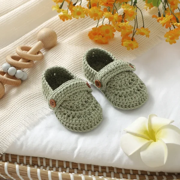 Baby Shoes Cotton Knit Newborn Girls Boy Footwear 0-18M Fashion Solid Shallow Infant Children Clothing Accessories Bedding Boots - Image 2