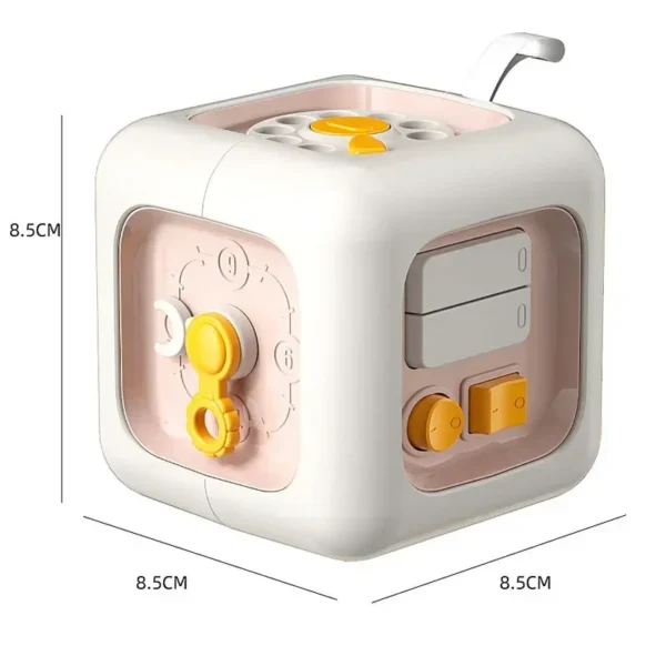 6 in 1 Montessori Educational Toys Sensory Busy Board Baby Practice Skills Drawer Cube Fidget Educational Toys for Girl Boy - Image 6