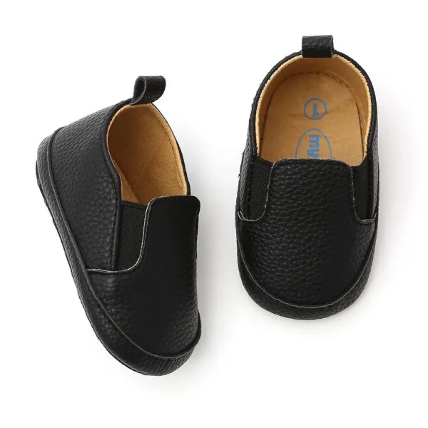 Newborn Baby Shoes Vintage Leather Multicolor Rubber Soft Sole Anti-slip Walking Shoes Toddler Moccasins - Image 6